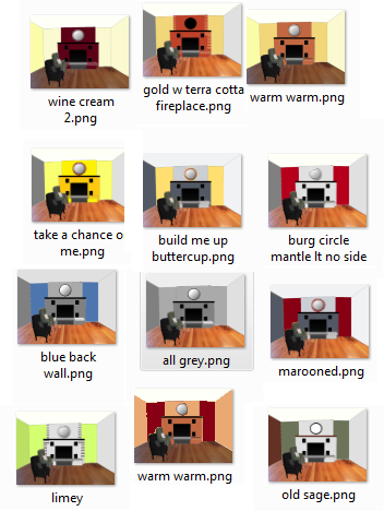 possible fireplace colors